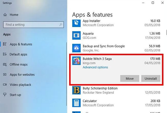 Cách dọn dẹp và khôi phục không gian trên ổ C Windows 10