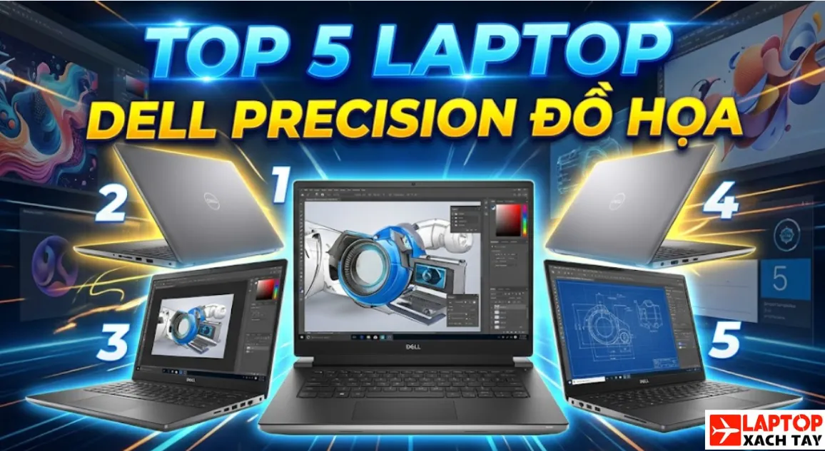 Top 5 Laptop Dell Precision đồ họa được quan tâm nhất trong tháng 05/2026